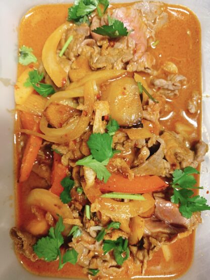 Bœuf piquant au saté
