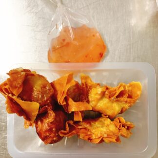 Raviolis frits porc crevettes (par 5)           