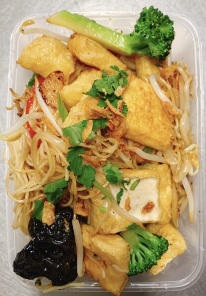 Nouilles sautées au tofu