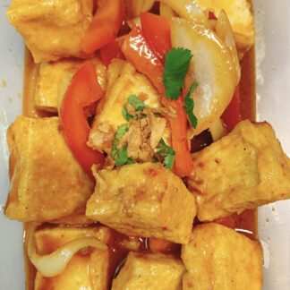 Tofu piquante au saté   