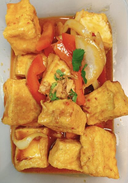 Tofu piquante au saté   