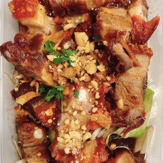 Poitrine de porc laqué       