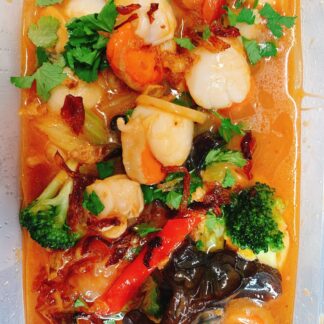 Noix de St-Jacques aigre douce    